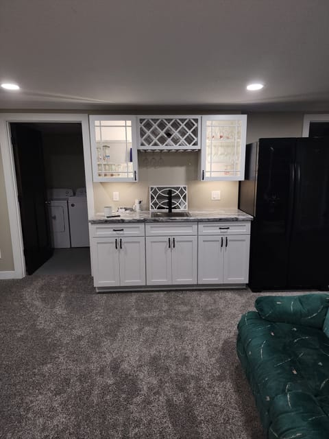 Basement kitchenette