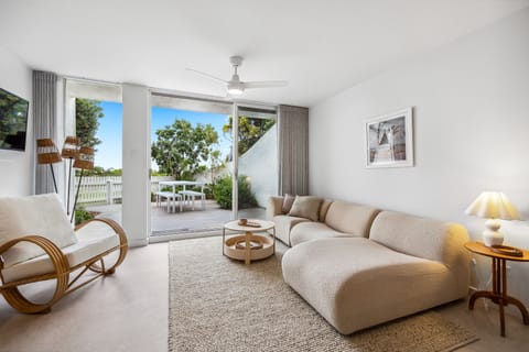 Designer lounge with a sea view 