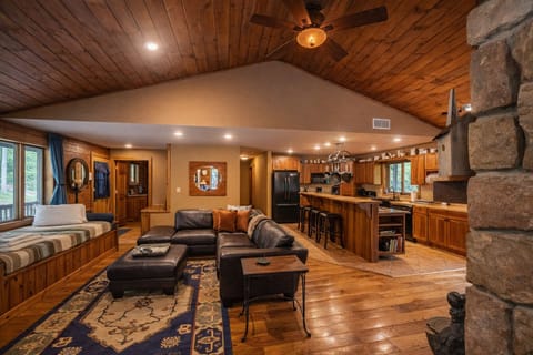 Living room and Kitchen view