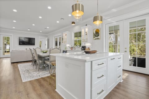 Open-concept living!