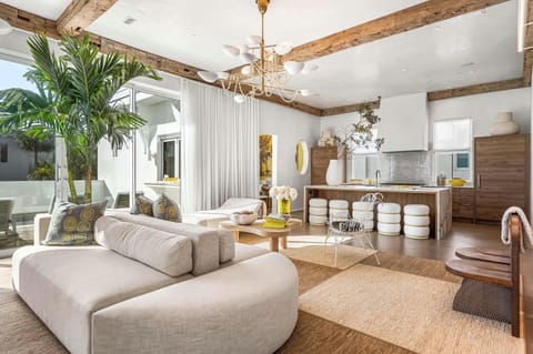 View of kitchen from 2nd floor living room