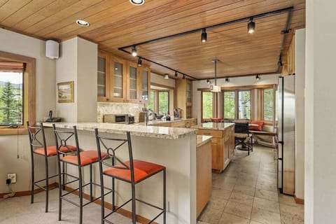 Indoors, Kitchen, Floor, Hardwood, Stained Wood