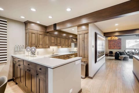 Gourmet Kitchen - Wine Fridge, Large Subzero Fridge, Double Ovens, Gas 6 Burner 