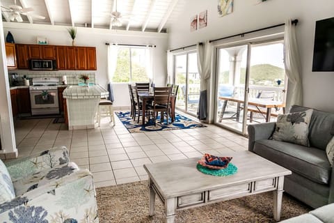 Kitchen and dining area