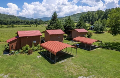 Aerial View - Dragon Rest Cabins 1, 2 and 3