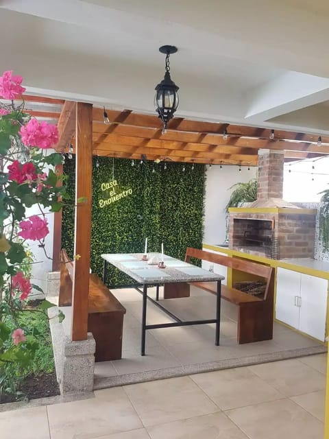 BBQ area outdoor dining
