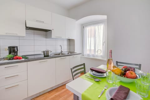 Kitchen and dining area