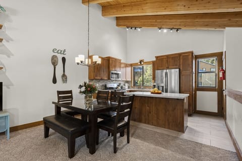Dining Table at Creekside Getaway at Northstar