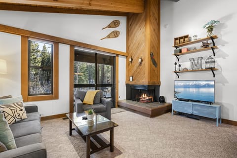Living Room at Creekside Getaway at Northstar