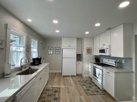 Fully stocked kitchen