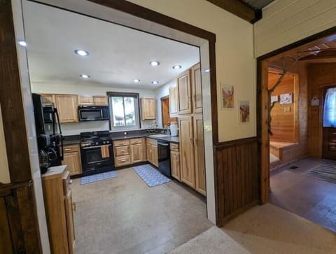 kitchen and entry viewed from living room