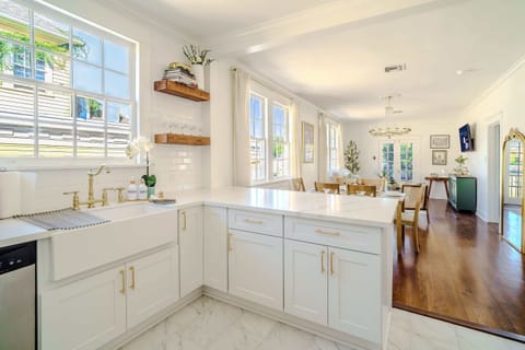 Kitchen #2: offers plenty of counter space for cooking.