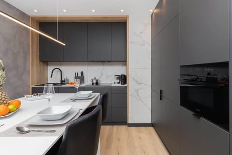 Kitchenette with a coffee machine