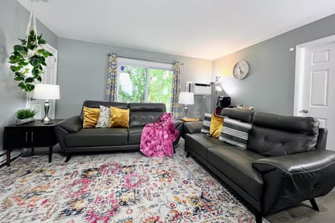 Super comfortable Living Room with natural light! 