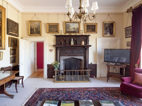 Living room | Chapel Flat - Broughton Hall Estate, Broughton, near Skipton