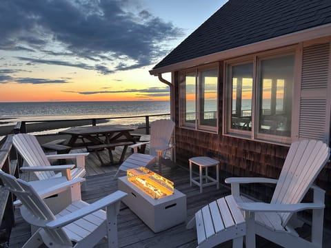 Beautiful sunsets by the firepit