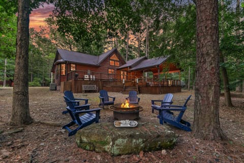 Our large backyard is a great space for families and friends to gather around and trade stories.