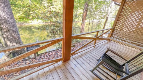 Front Porch over Oconoluftee River
