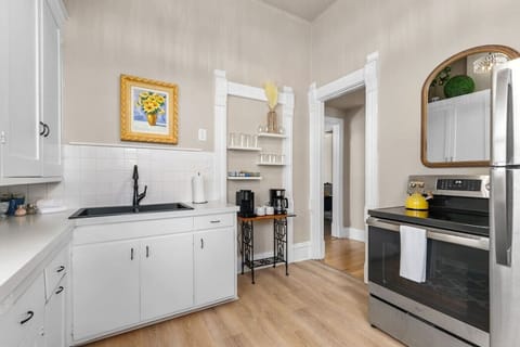 Kitchen is stocked with all the essentials to make preparing your meal easier!