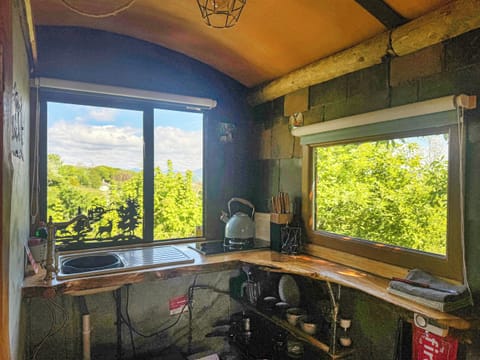 your view from your kitchen window | Deer Close - Woodland Retreats, Millom