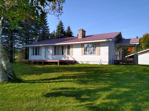 Front of house.  Overlooking Raber Bay.
