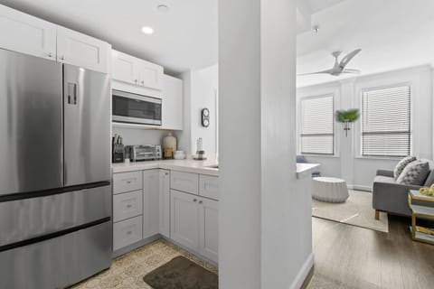 Large, Fully stocked kitchenette.