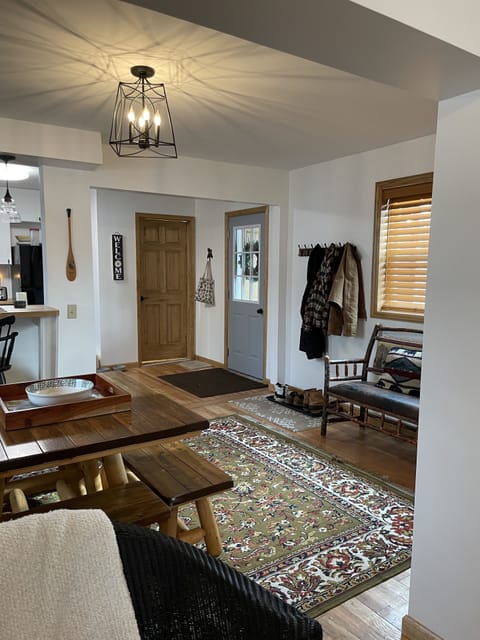 Dining room and kitchen door entry