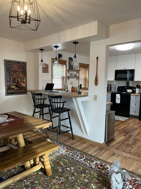 Dining and Kitchen with Bar