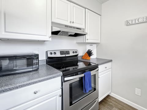 Plenty of room and utensils to cook (or order out!)