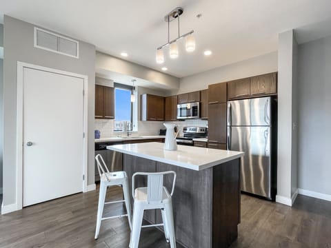 Kitchen lacking nothing