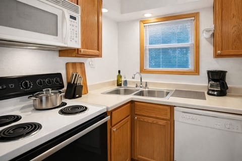 Fully stocked kitchen