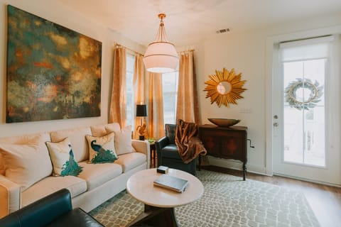 Living room at Mermaid's Muse