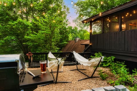 Unwind in the hammocks or sip a refreshing drink by the grill 