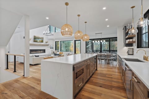 Plenty of prep space in the kitchen.