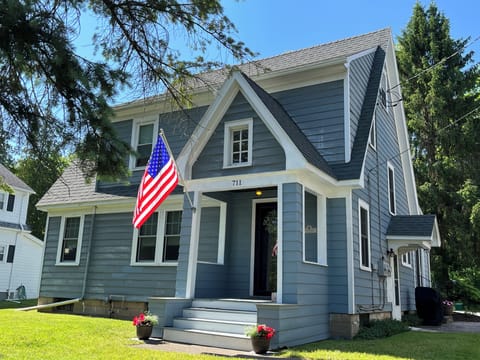 The Blue House at 711 Waterloo-Geneva Road
