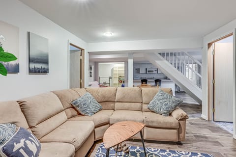 Lower level family room