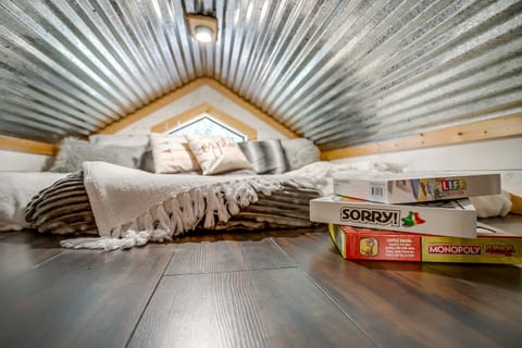 Has 2 lofts that are ladder access which is a perfect sleeping spot for littles!