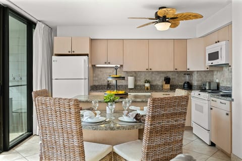 Sunken granite countertop table