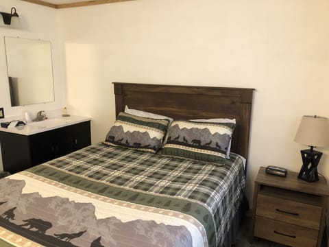 Queen Bed in Room 111.