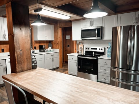 Fully stocked remodeled kitchen