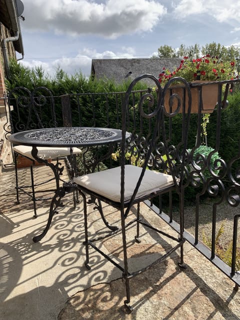 Sunny terrace, perfect for an early morning cuppa