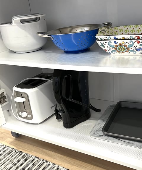 Fully stocked kitchen