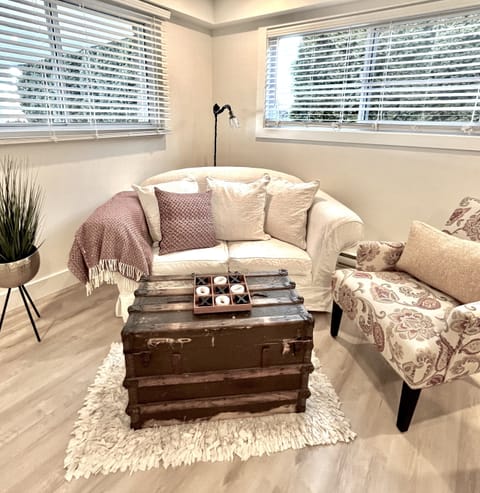 Relax in the comfortable living room
