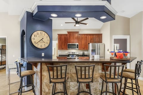 Open concept kitchen