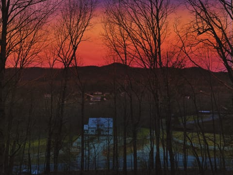 View from the Oversized Porch at Bavarian (the white house is Toasted Marshmallow)