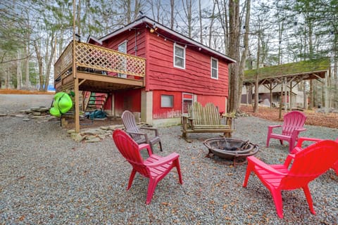 Lake Ariel Vacation Rental | 2BR | 1BA | 700 Sq Ft | 3 Steps to Enter