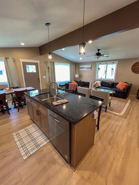 Pull up a chair and entertain during your stay! 