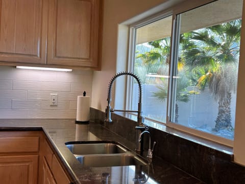 Great views from kitchen window.