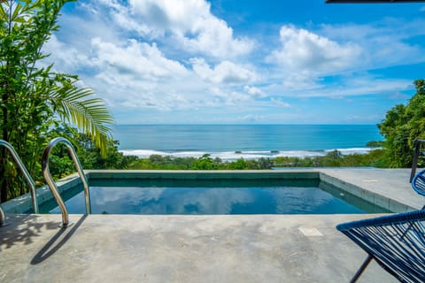 Stunning ocean view from the private infinity pool