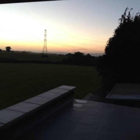Wonderful sunsets from the rood terrace